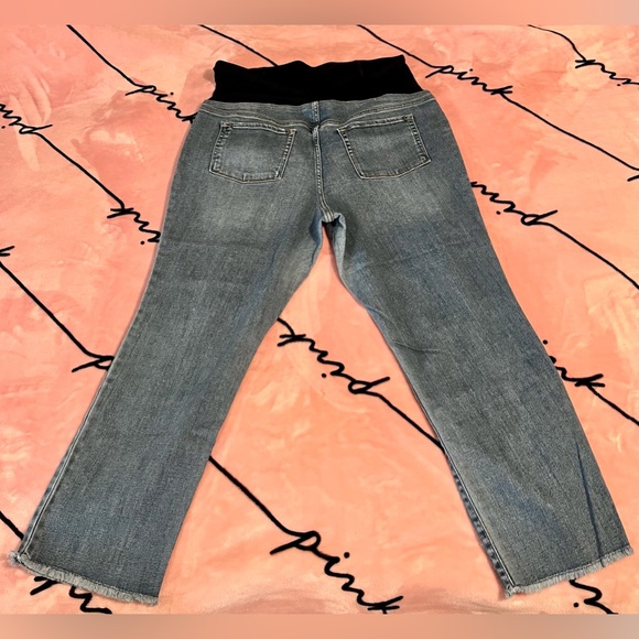 Plus size women’s maternity cropped ankle jeans size 14 - Picture 2 of 4